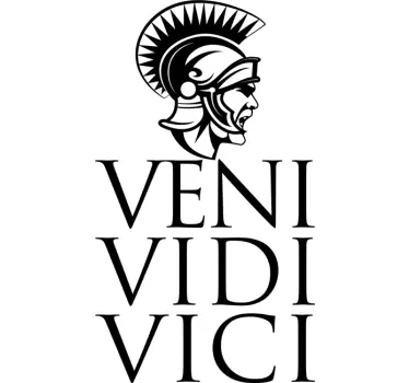 Vinil decorativo veni vidi vici - TenStickers