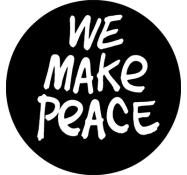 Vinil decorativo we make peace - TenStickers