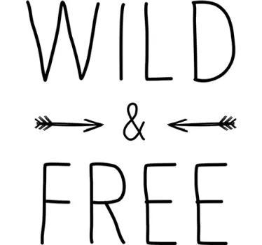 Vinil decorativo wild & Free - TenStickers