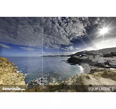 Vinil FotoMural adesivo Paisagem Costa - TenStickers