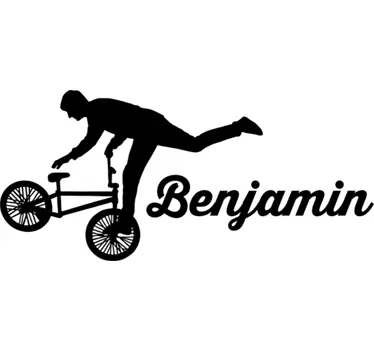 Vinil Freestyle bike personalizavel - TenStickers