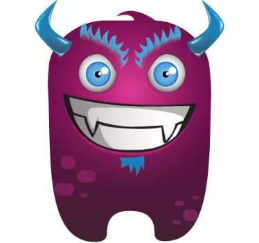 Vinil Infantil Monstro Malvado - TenStickers