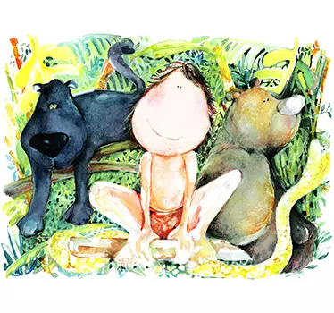 Vinil o livro da selva - TenStickers