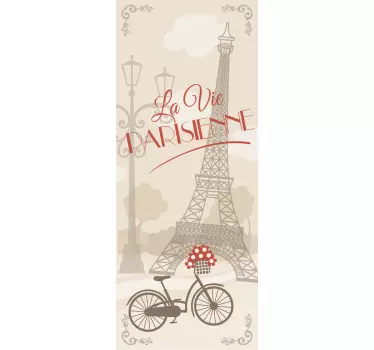 Vinil para frigorífico Paris - TenStickers