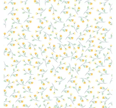 Vinil para móveis Flores amarelas - TenStickers