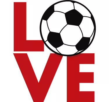 Vinil parede amor de bola - TenStickers