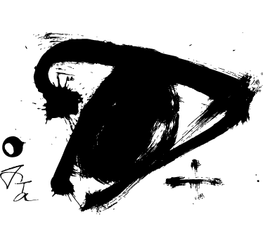 Vinil parede desenho Tápies - TenStickers