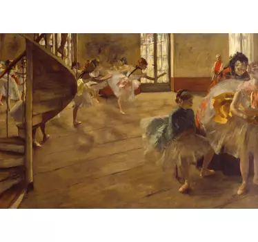 Vinil parede quadro Degas - TenStickers