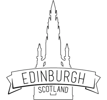 Vinilo decorativo catedral Edimburgo - TenStickers