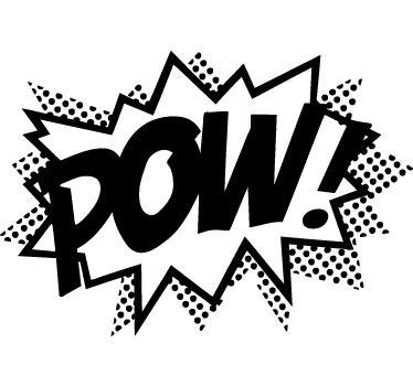 Vinilo decorativo pow Lichtenstein - TenStickers