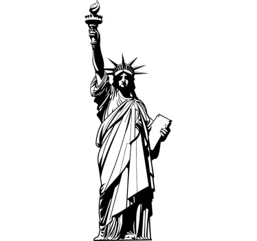 Vinis decorativos de Nova York Estátua da Liberdade - TenStickers