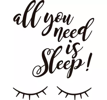 Autocolantes decorativos de outros textos Dorme Bem - TenStickers