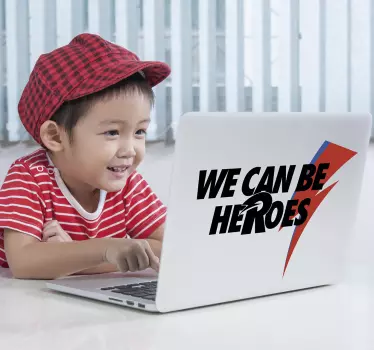 Vinil decorativo David Bowie heroes - TenStickers