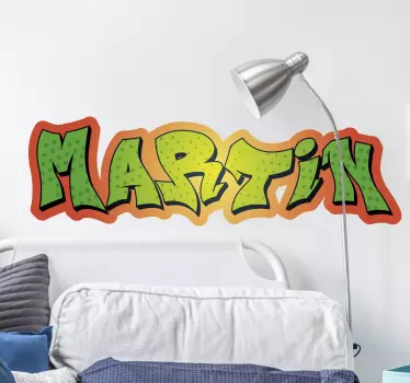 Autocolante personalizado estilo graffiti - TenStickers