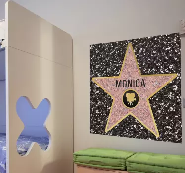Autocolante da estrela de Hollywood - TenStickers