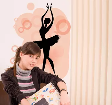Vinil decorativo bailarina ballet - TenStickers