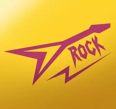 Vinil autocolante decorativo Rock - TenStickers