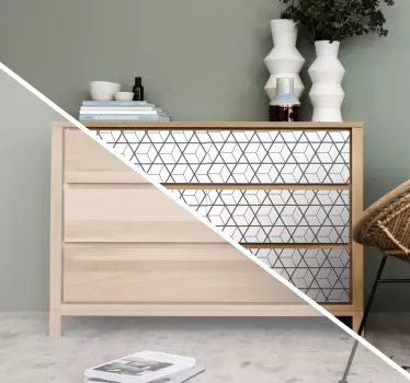 Motivos escandinavos vinil autocolante decorativo de móveis - TenStickers