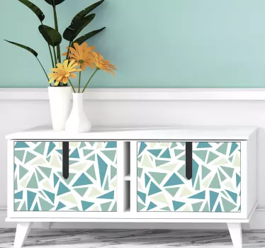 Autocolantes decorativos de estampados Mosaico Retro - TenStickers