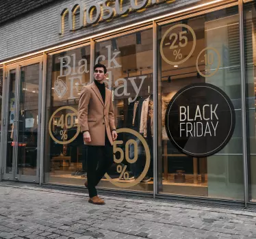 Autocolantes decorativos Promoções Promo Black Friday - TenStickers