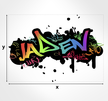 Autocolantes personalizáveis grafiti personalizado - TenStickers