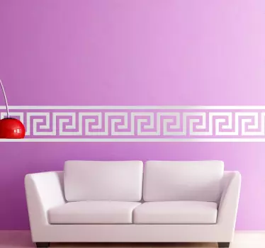 Friso decorativo estilo grego - TenStickers