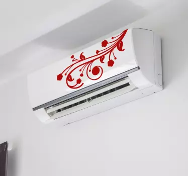 Autocolante de ar condicionado decoração vintage - TenStickers