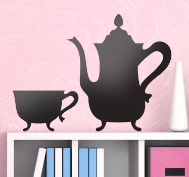 Autocolante decorativo chaleira vintage - TenStickers