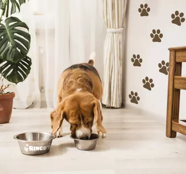 Autocolantes decorativos de outros textos nome de cão - TenStickers