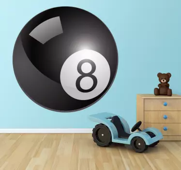 Autocolante decorativo bola de bilhar - TenStickers