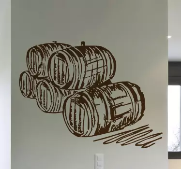 Vinil Decorativo Pipo Madeira - TenStickers