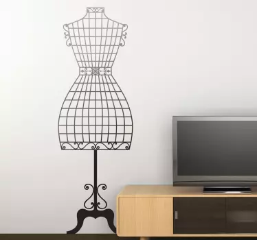 Autocolantes decorativos manequim de alta costura - TenStickers