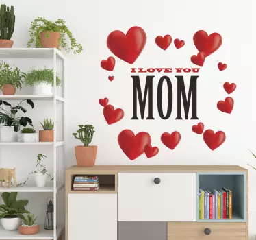 Vinil autocolante Amo-te mãe - TenStickers