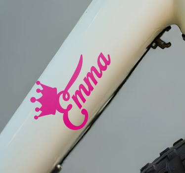 Autocolante animal coroa rosa - TenStickers