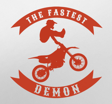 Vinil autocolante motas Demon - TenStickers