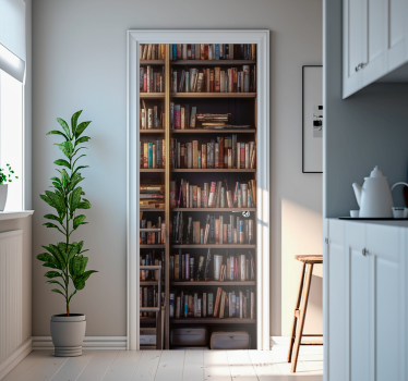 Autocolante para portas prateleiras de biblioteca fechadas - TenStickers