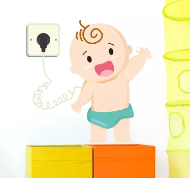 Adesivo bebé a carregar - TenStickers