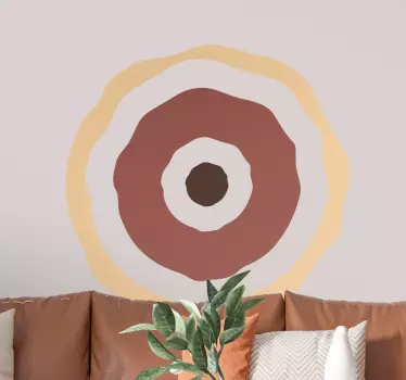 Adesivo de círculos africanos - TenStickers