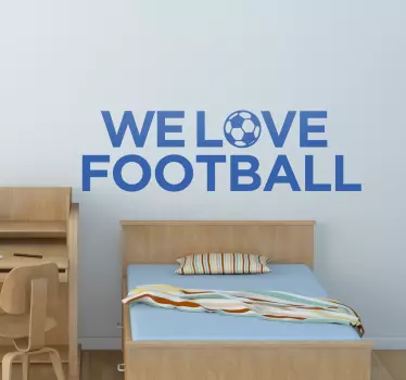 Adesivo de parede alusivo ao futebol - TenStickers