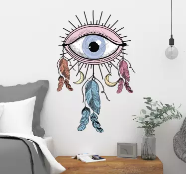 Adesivo de parede caçador de sonho - TenStickers