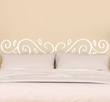 Adesivo de parede decorativo cabeceira cama - TenStickers