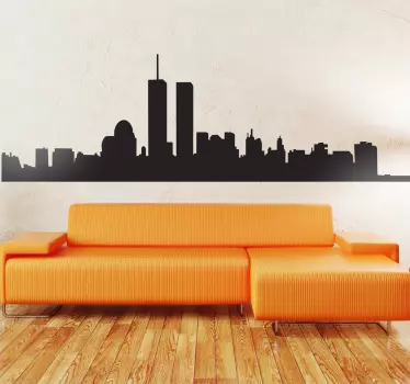 Adesivo de silhueta Manhattan - TenStickers