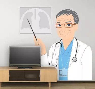 Autocolante decorativo de medicina médico raio x - TenStickers
