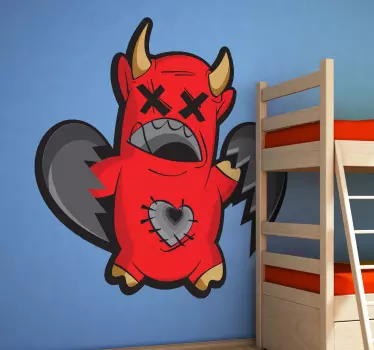 Adesivo diabo bebé - TenStickers