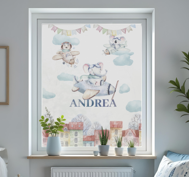 Autocolante animal animais voadores - TenStickers