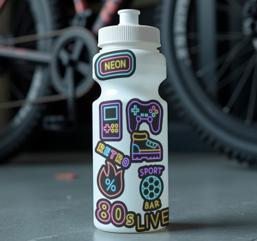 Autocolante animal conjunto de neon - TenStickers