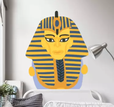 Autocolante de arte figura estilizada do faraó - TenStickers