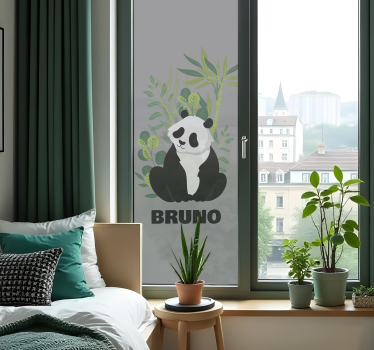 Autocolante animal panda personalizado - TenStickers