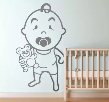 Adesivo infantil de pelúcia - TenStickers