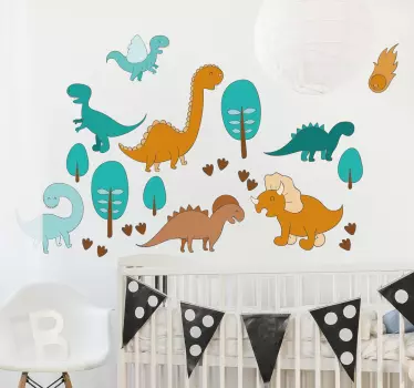Adesivo infantil Parque Jurássico - TenStickers